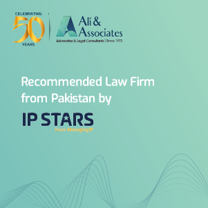 IP Stars Ranks Ali & Associates as a Recommended Law Firm from Pakistan